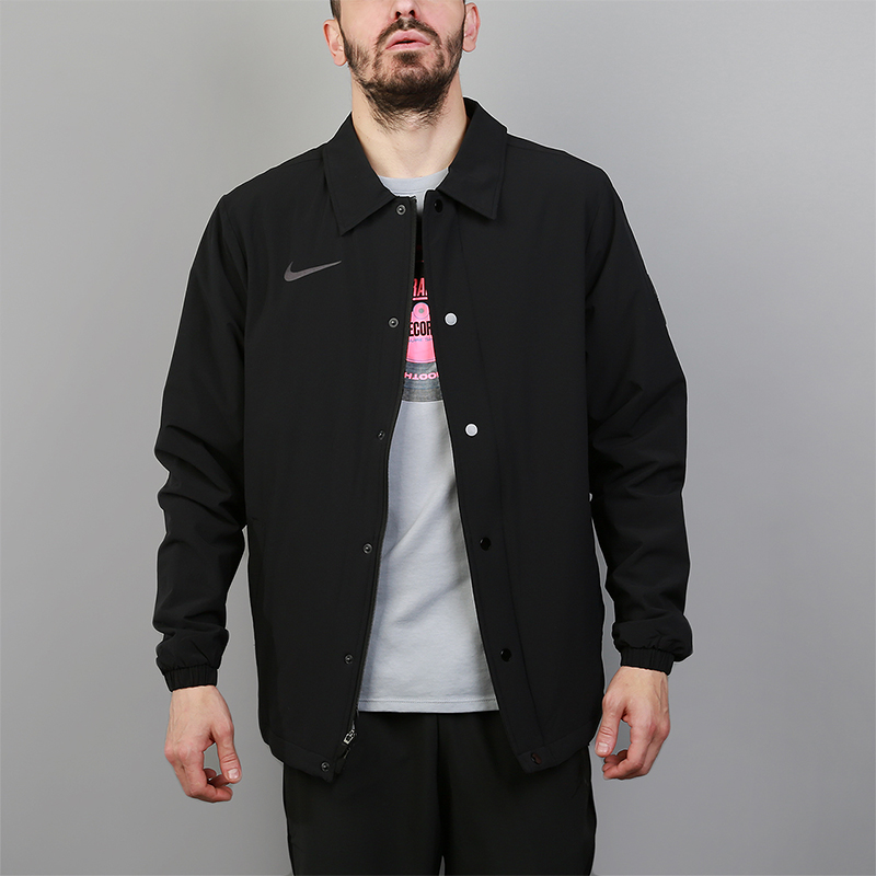 мужская черная куртка Nike Kyrie Basketball Jacket 890653-010 - цена, описание, фото 1